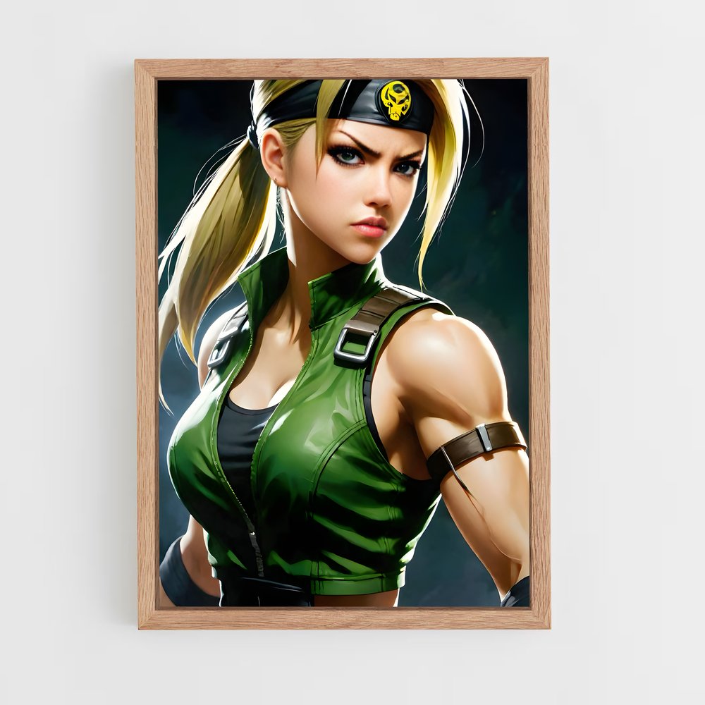 Poster Sonya Blade: Femme Fatale – affiche Mortal kombat (vue 4)